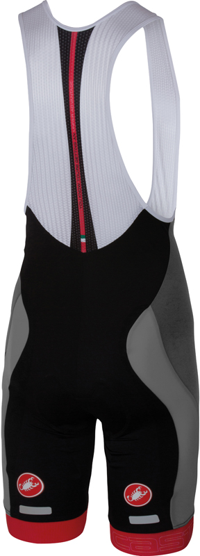 Castelli Velocissimo bibshort grijs/zwart heren 16003-810