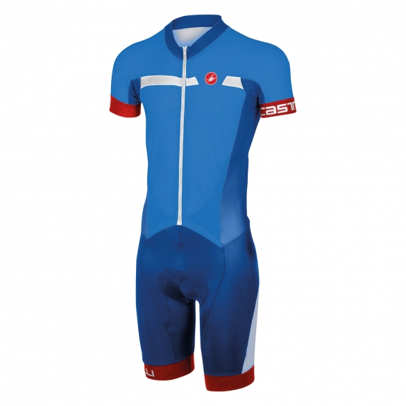 Castelli Velocissimo sanremo speedsuit blauw heren 16005-059 CA16005-059