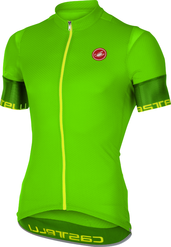 Castelli Entrata 2 fietsshirt korte mouw groen heren 16013-084