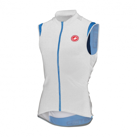 Castelli Entrata 2 mouwloos jersey wit heren 16014-001 CA16014-001