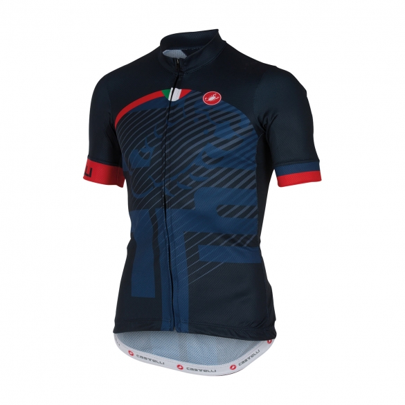 Castelli Veleno jersey blauw heren 16018-055 16018-055