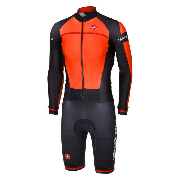Castelli CX 2.0 speedsuit oranje/zwart heren 16500-341