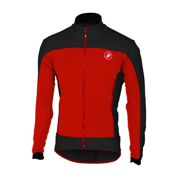Castelli Mortirolo 4 jacket rood/zwart heren 16511-231
