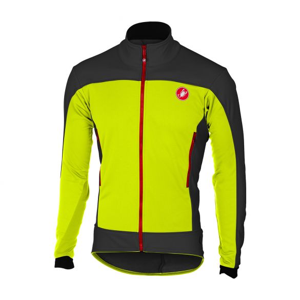 Castelli Mortirolo 4 jacket geel/licht zwart heren 16511-328