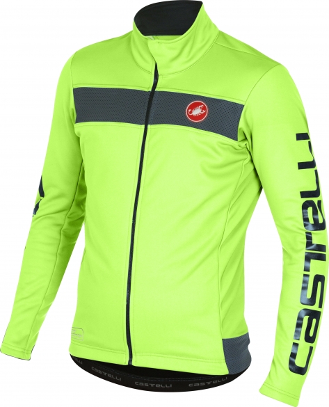 Castelli Raddoppia jacket geel fluo/reflex heren 16514-032 CA16514-032