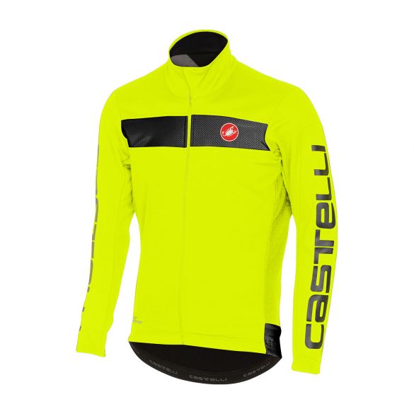 Castelli Raddoppia jacket geel-fluo/reflex heren 16514-327