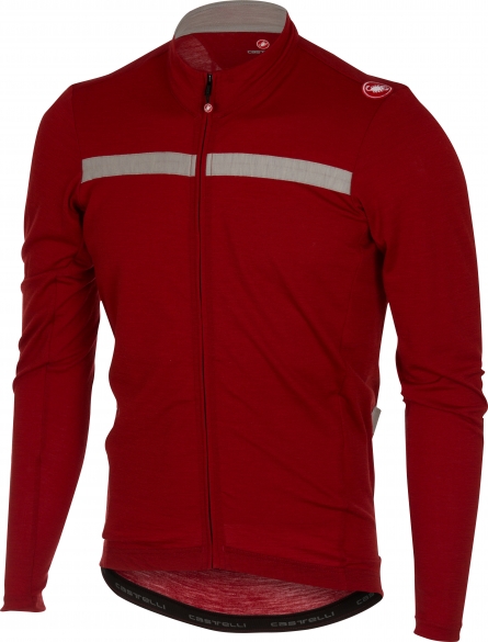 Castelli Constante jersey FZ rood/grijs heren 16519-017 CA16519-017