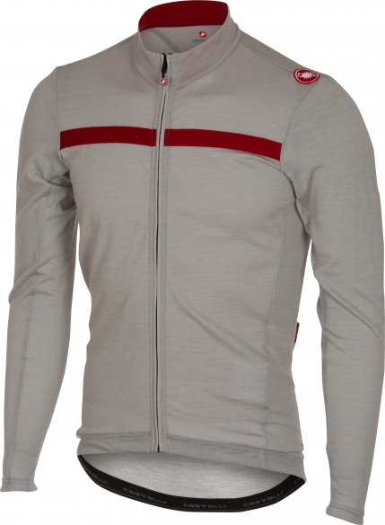 Castelli Constante jersey FZ grijs/rood heren 16519-080 CA16519-080