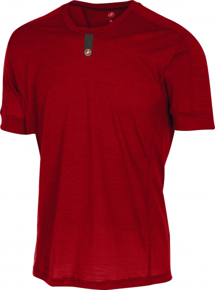 Castelli Procaccini wool SS ondershirt heren rood 16532-017 CA16532-017