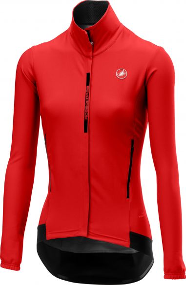 Castelli Perfetto W lange mouw jacket rood dames 16542-023 16542-023