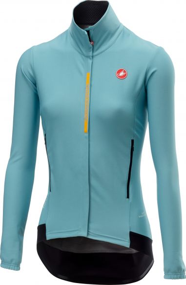 Castelli Perfetto W lange mouw fietsjacket donker celeste dames 16542-068