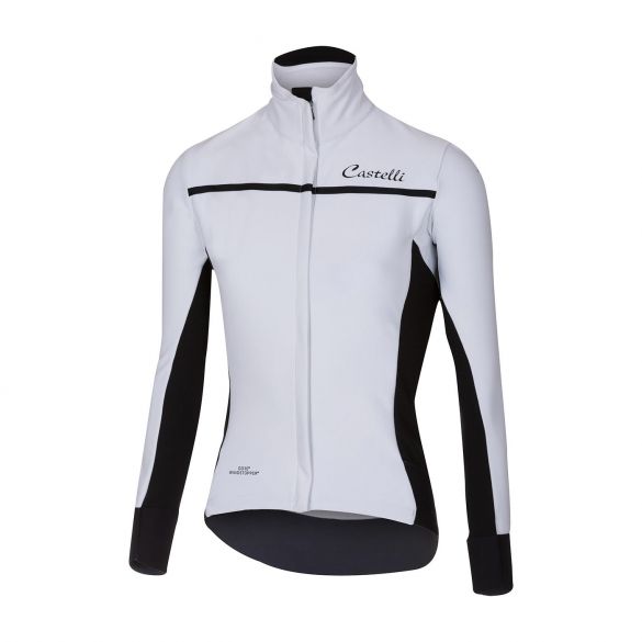 Castelli Trasparente 3 W fietsshirt lange mouw wit dames 16544-001