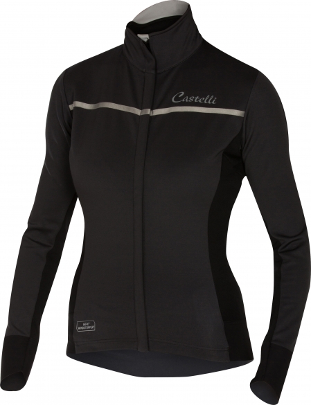 Castelli Trasparente 3 W jersey FZ zwart dames 16544-009 CA16544-009