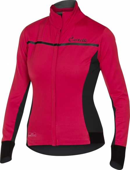 Castelli Trasparente 3 W jersey FZ raspberry dames 16544-011 CA16544-011