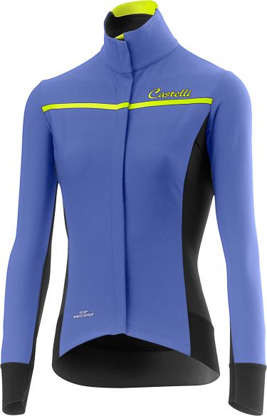 Castelli Trasparente 3 W fietsshirt lange mouw blauw dames 16544-033