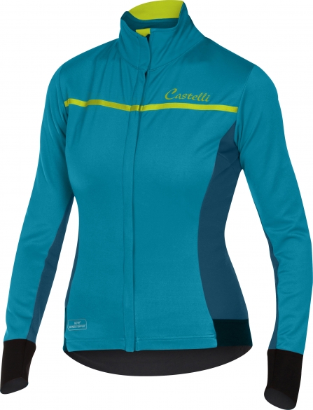 Castelli Trasparente 3 W jersey FZ laguna/ocean dames 16544-079 CA16544-079
