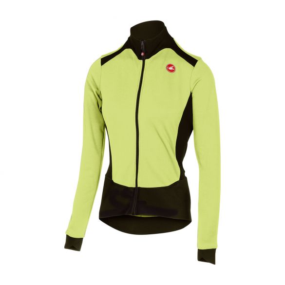 Castelli Sciccosa fietsshirt lange mouw lime dames 16547-039