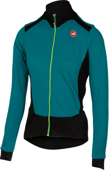 Castelli Sciccosa jersey FZ laguna/zwart dames 16547-079 CA16547-079