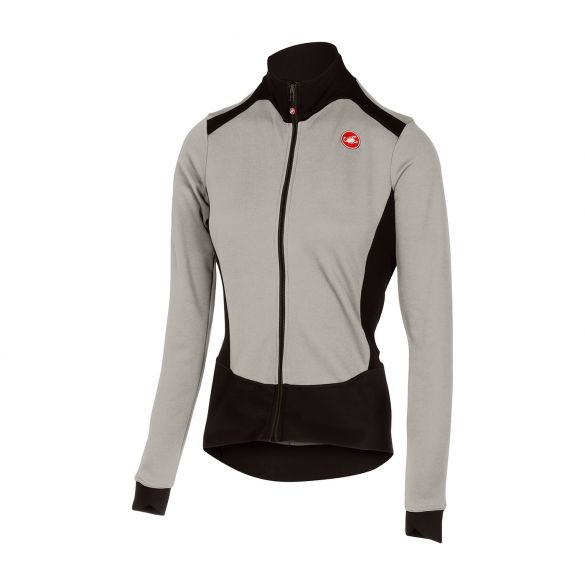 Castelli Sciccosa fietsshirt lange mouw grijs dames 16547-080
