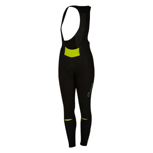 Castelli Chic bibtight zwart/lime dames 16551-139
