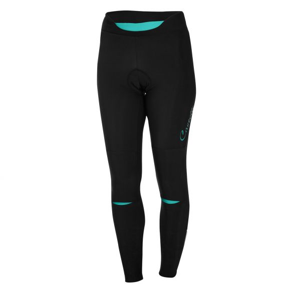 Castelli Chic tight zwart/turquoise dames 16552-859