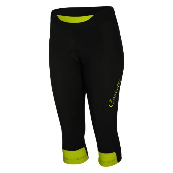 Castelli Chic knicker zwart/lime dames 16553-139