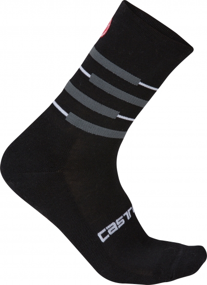 Castelli Incendio15 fietssokken zwart heren 16570-910 16570-910