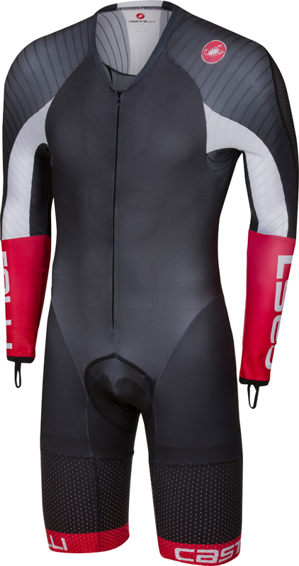 Castelli Body paint 3.3 speedsuit lange mouw zwart/wit heren 17000-101