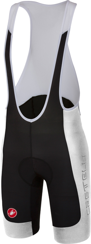 Castelli Evoluzione 2 bibshort fietsbroek zwart/wit heren 17010-101