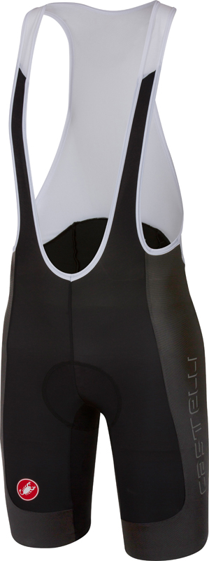 Castelli Evoluzione 2 bibshort fietsbroek zwart/antraciet heren 17010-910