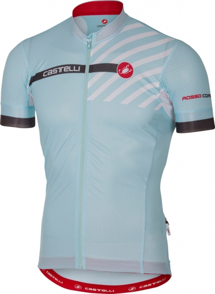 Castelli Free ar 4.1 fietsshirt blauw heren 17015-056