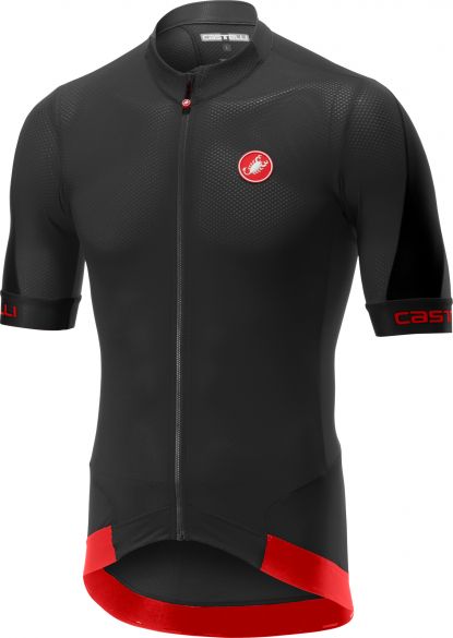 Castelli Volata 2 fietsshirt licht zwart/antraciet heren 17018-085