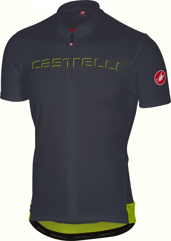 Castelli Prologo V fietsshirt korte mouw antraciet heren 17019-009