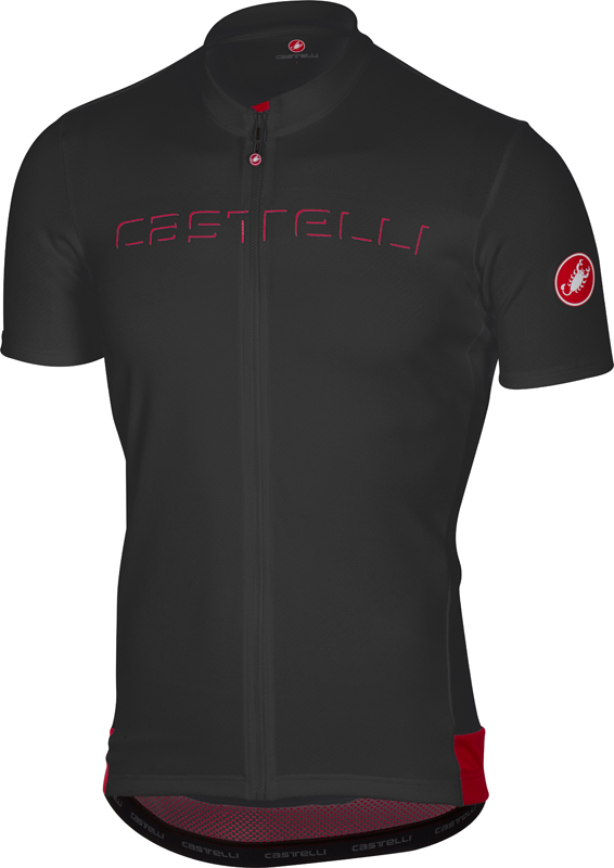 Castelli Prologo V fietsshirt korte mouw zwart heren 17019-010