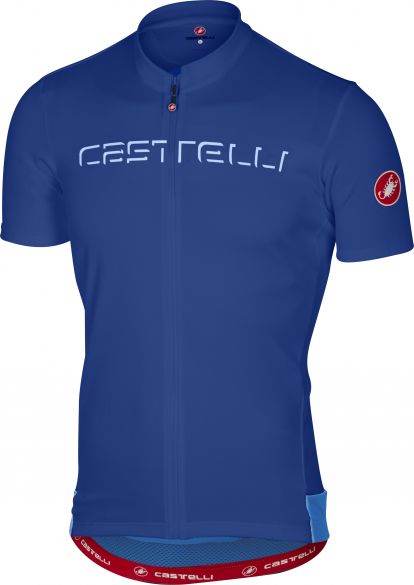 Castelli Prologo V fietsshirt korte mouw donker blauw heren 17019-057