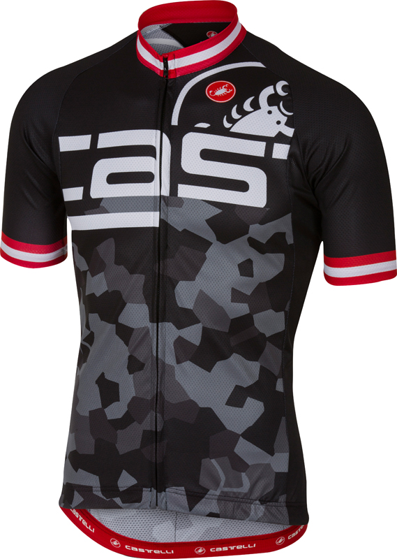 Castelli Attacco fietsshirt korte mouw zwart heren 17023-010
