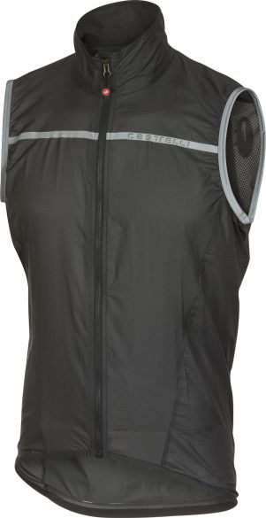 Castelli Superleggera vest antraciet/geel heren 17055-932