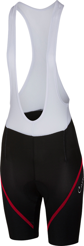 Castelli Magnifica fietsbroek zwart/rood dames 17058-231