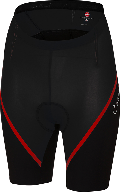 Castelli Magnifica short zwart/rood dames 17059-231