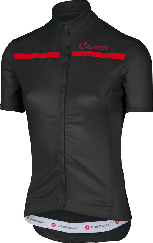 Castelli Imprevisto W fietsshirt zwart/rood dames 17063-010