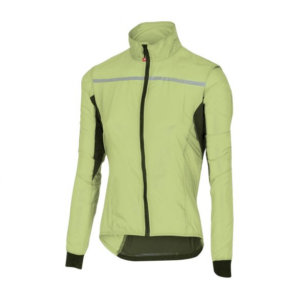 Castelli Superleggera W jacket regenjack lime dames 17080-039