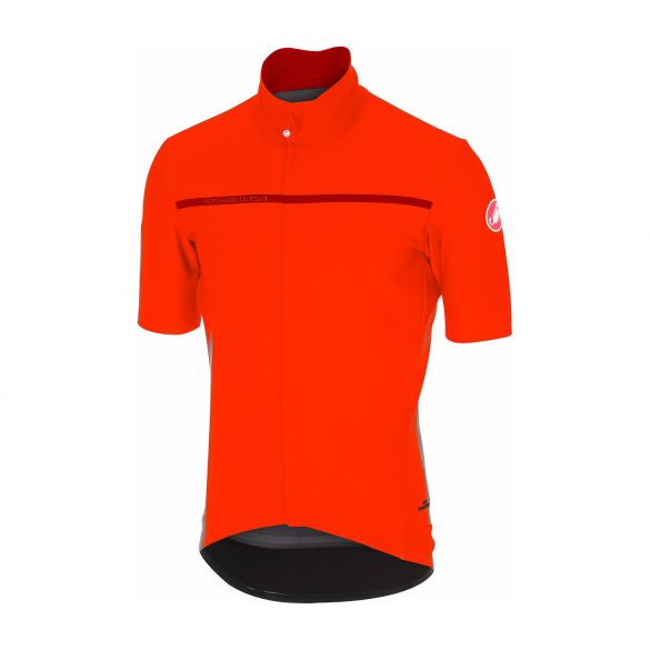 Castelli Gabba 3 korte mouw jack oranje heren 17084-034