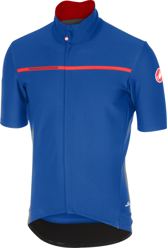 Castelli Gabba 3 korte mouw shirt blauw heren 17084-057