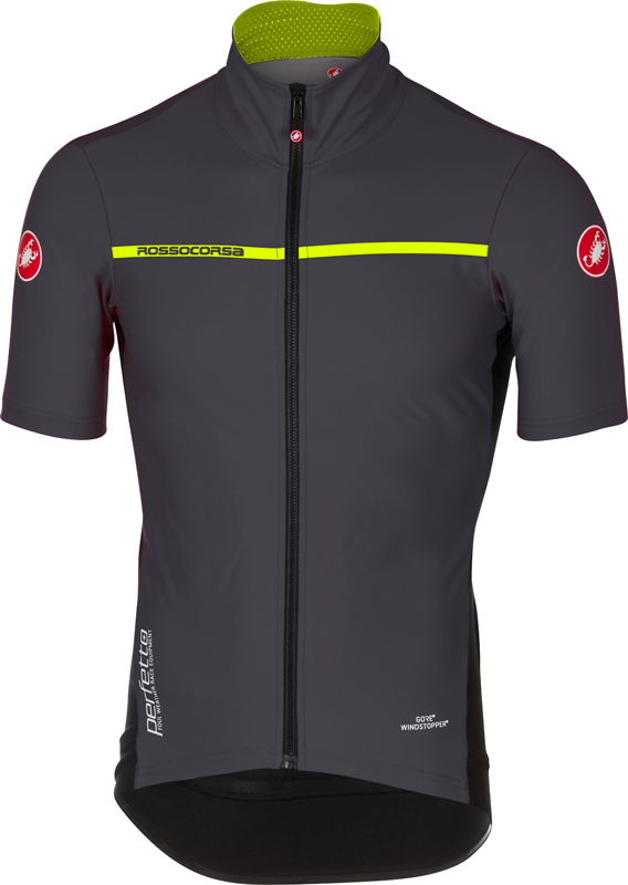 Castelli Perfetto light 2 korte mouw shirt antraciet heren 17085-009