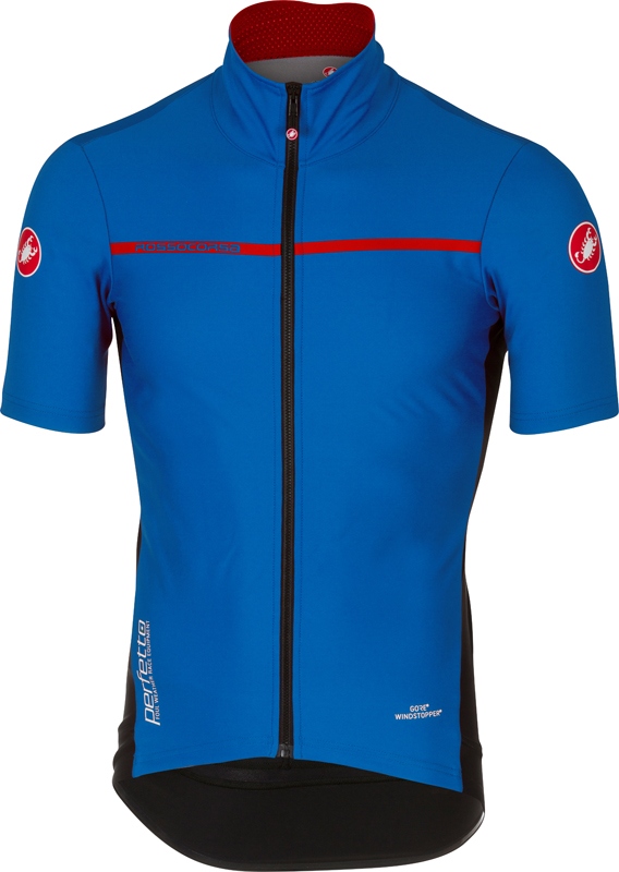 Castelli Perfetto light 2 korte mouw shirt blauw heren 17085-057