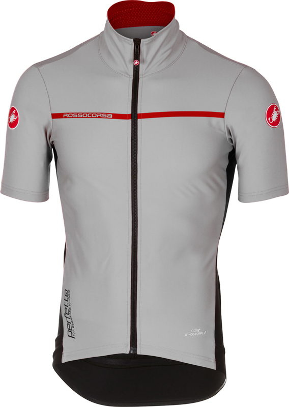 Castelli Perfetto light 2 korte mouw shirt grijs heren 17085-080
