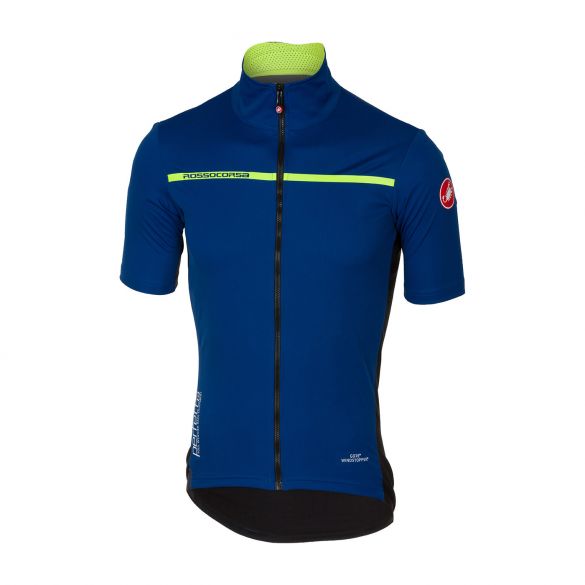 Castelli Perfetto light 2 korte mouw jacket ceramic blauw heren 17085-087