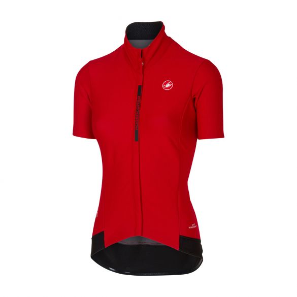 Castelli Gabba 3 W korte mouw jacket rood dames 17086-023