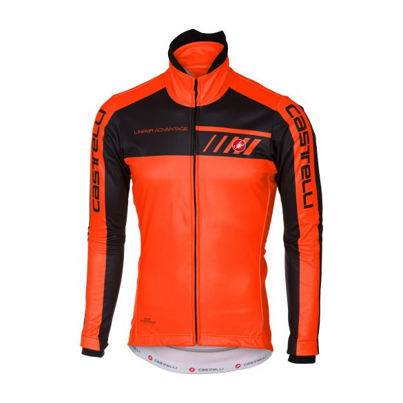 Castelli Velocissimo 2 jacket oranje/zwart heren 17504-341