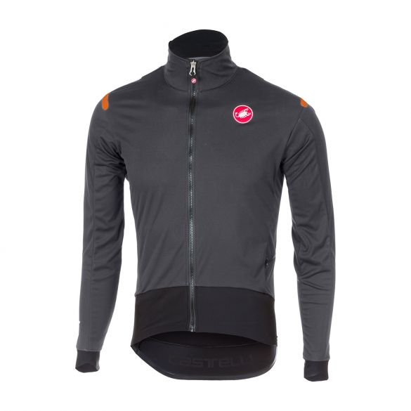 Castelli Alpha ros fietsshirt lange mouw antraciet/zwart heren 17508-910